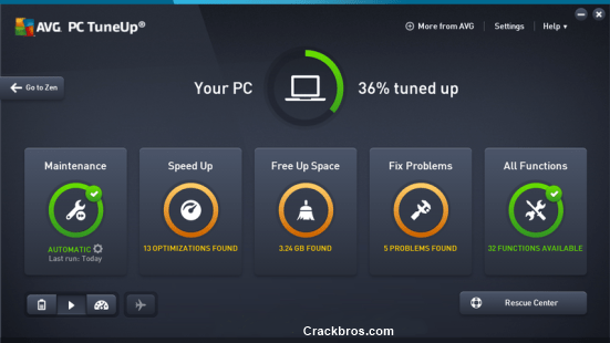 AVG TuneUp Utilities 2020 Crack + License Key Free Download